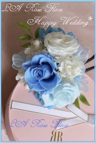 画像2: 白ｘ青ｘ水色のヘッドドレス＆ヘアピンのセット